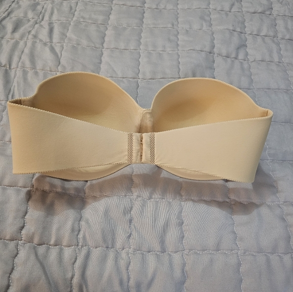 Felina Cream Strapless Bra Intimates Collection Smooth 34C - Picture 4 of 9